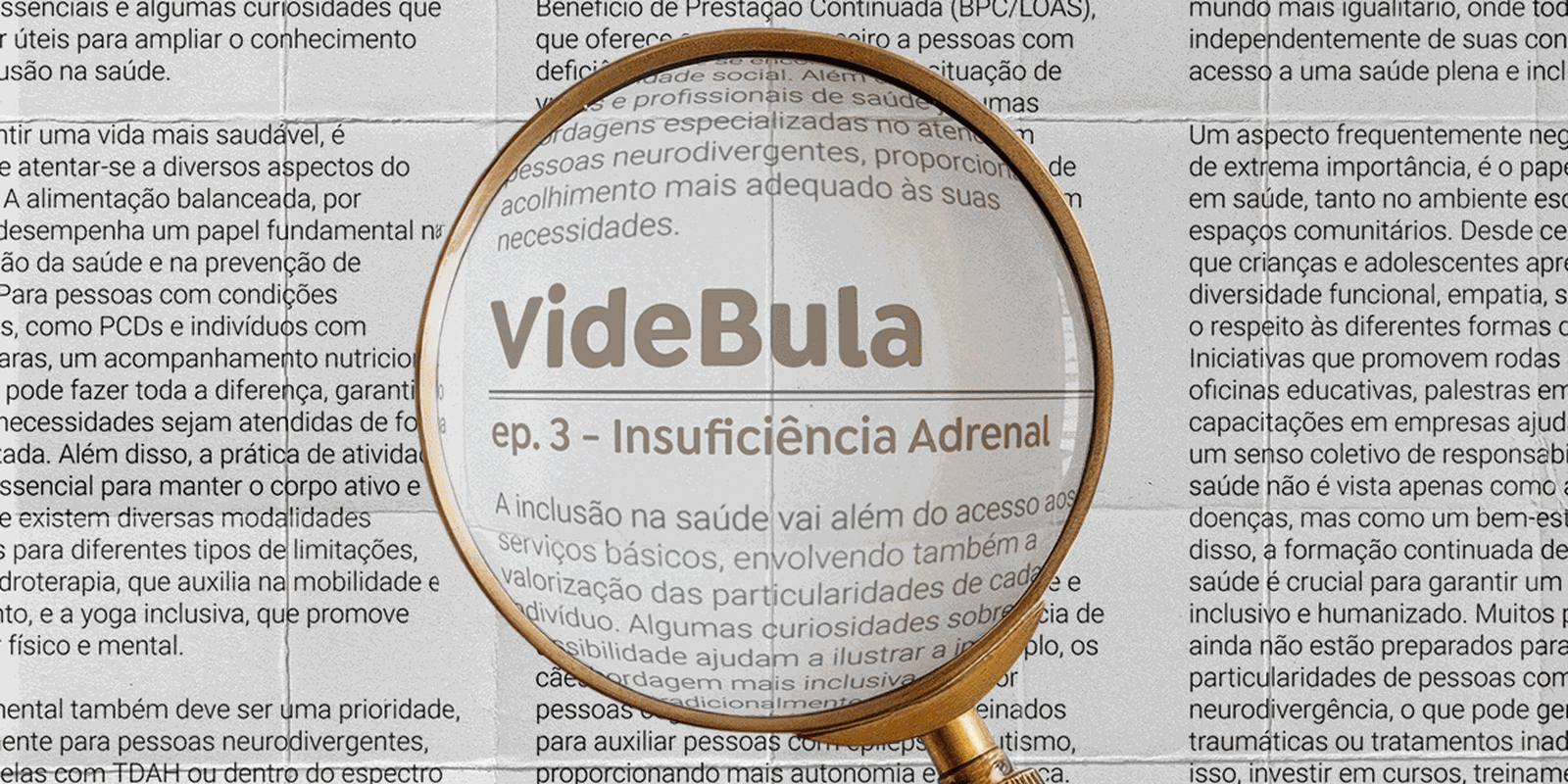 VideBula: 23 de abril é o Dia Nacional da Insuficiência Adrenal