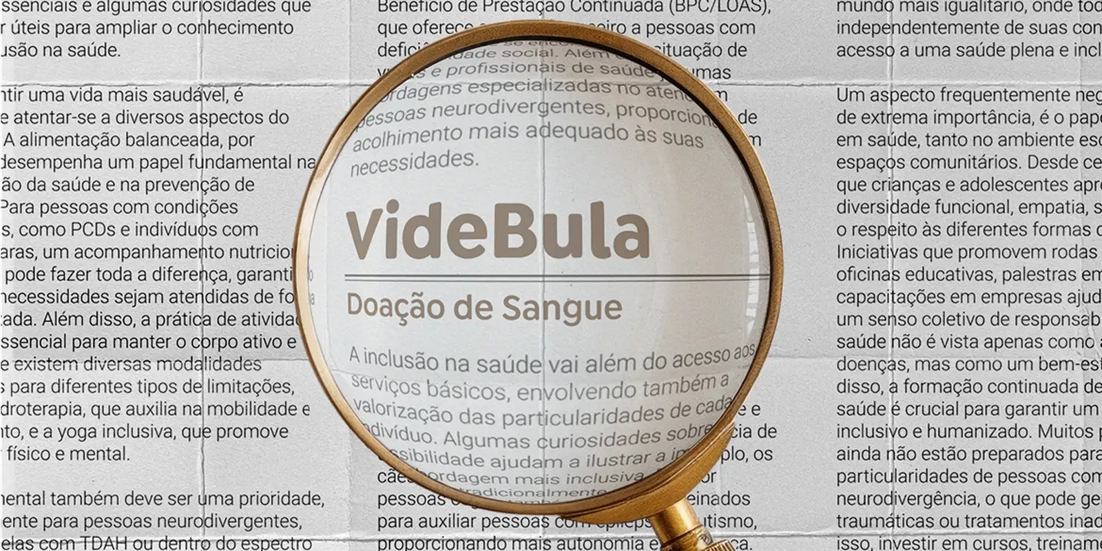 VideBula fala da doação de sangue por PcDs e raros